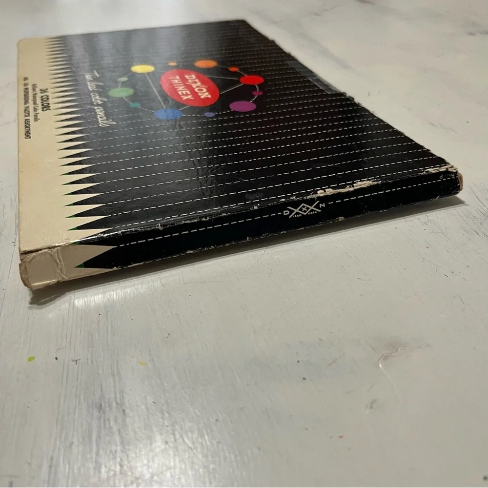 Vintage Dixon Thinex Thin Lead Colored Pencils Waterproof